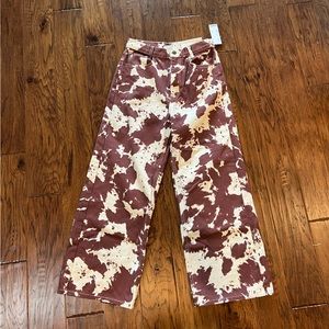 NWT Urban Outfitters cow print jeans